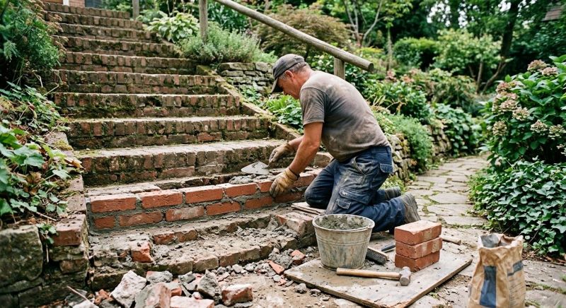Brick Steps Repair