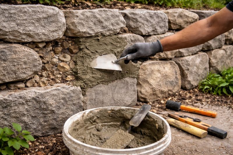 Rock Wall Repair