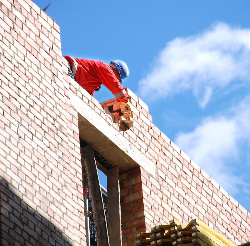 Our team working on Masonry Service projects in West Fargo, ND