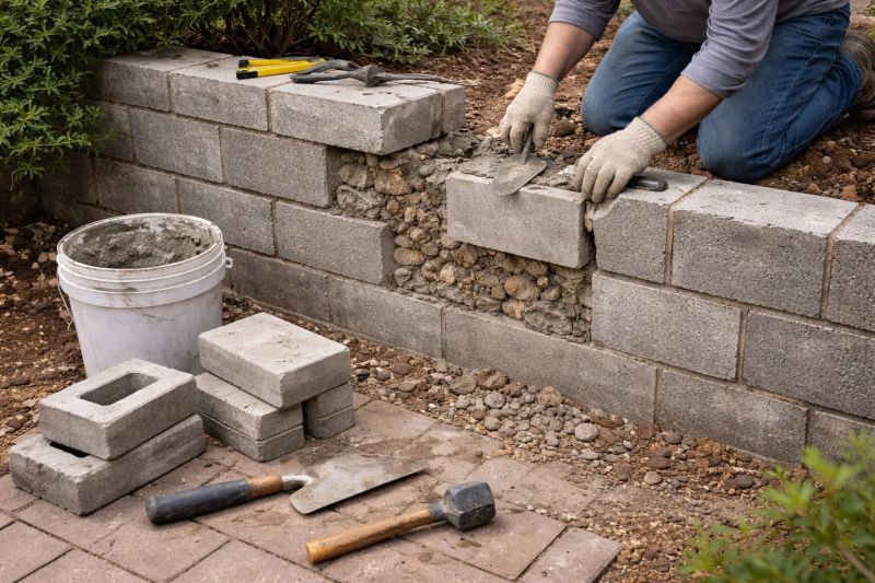 Block Wall Repair in Moorhead, MN