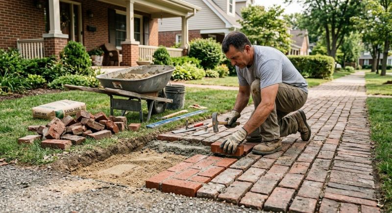 Brick Flatwork Repair in Casselton, ND
