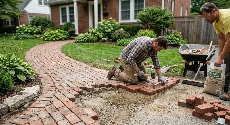 Brick Flatwork Repair in Fargo, ND