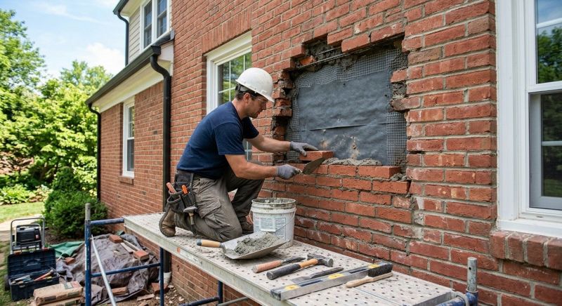 Brick Flatwork Repair in West Fargo, ND