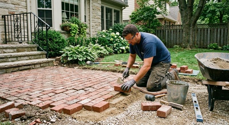 Brick Flatwork Repair in West Fargo, ND