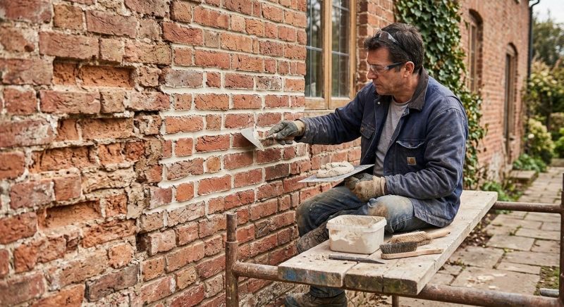 Porch Brick Repair in West Fargo, ND