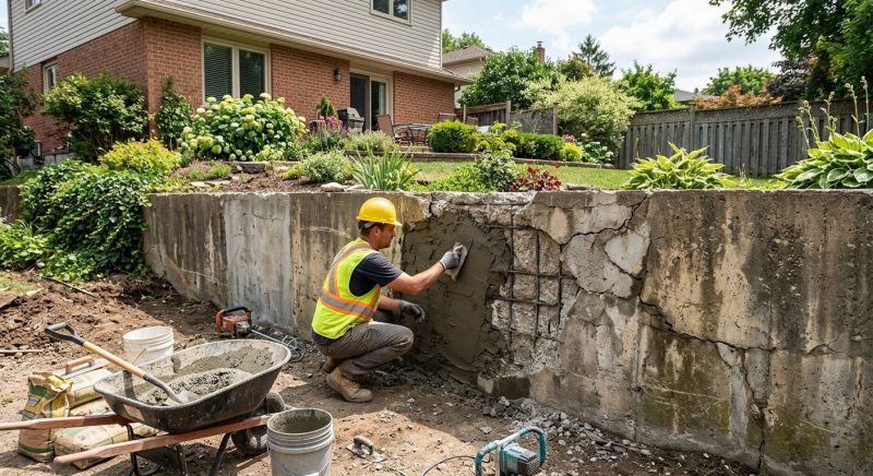 Retaining Wall Repair in Fargo, ND