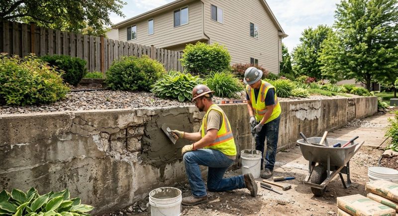 Retaining Wall Repair in West Fargo, ND