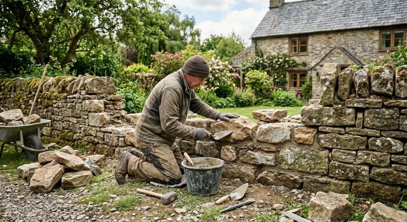 Rock Wall Repair in West Fargo, ND