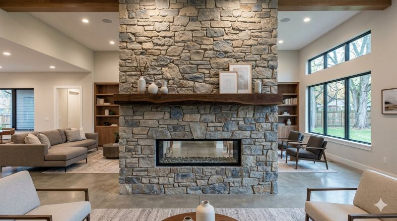 Stone Chimney Installation in Casselton, ND