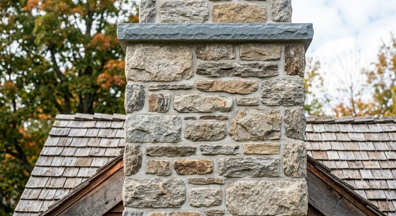 Stone Chimney Installation in West Fargo, ND