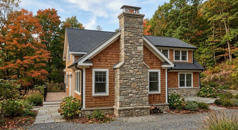 Stone Chimney Installation in West Fargo, ND