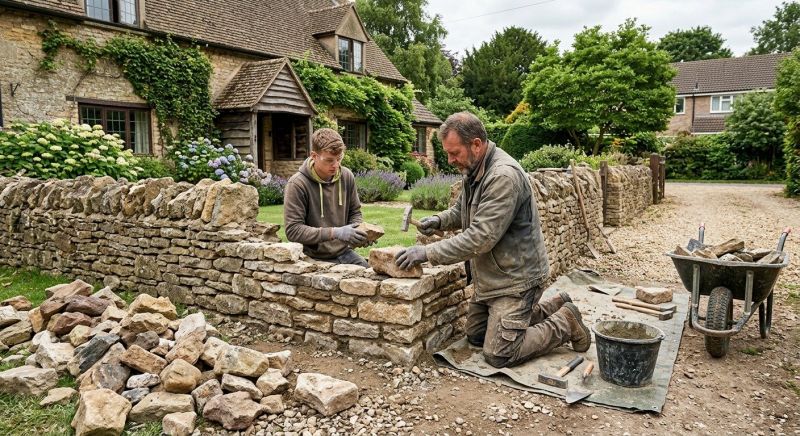Stone Wall Repair in West Fargo, ND