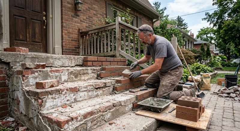 Stonework Repair in Casselton, ND